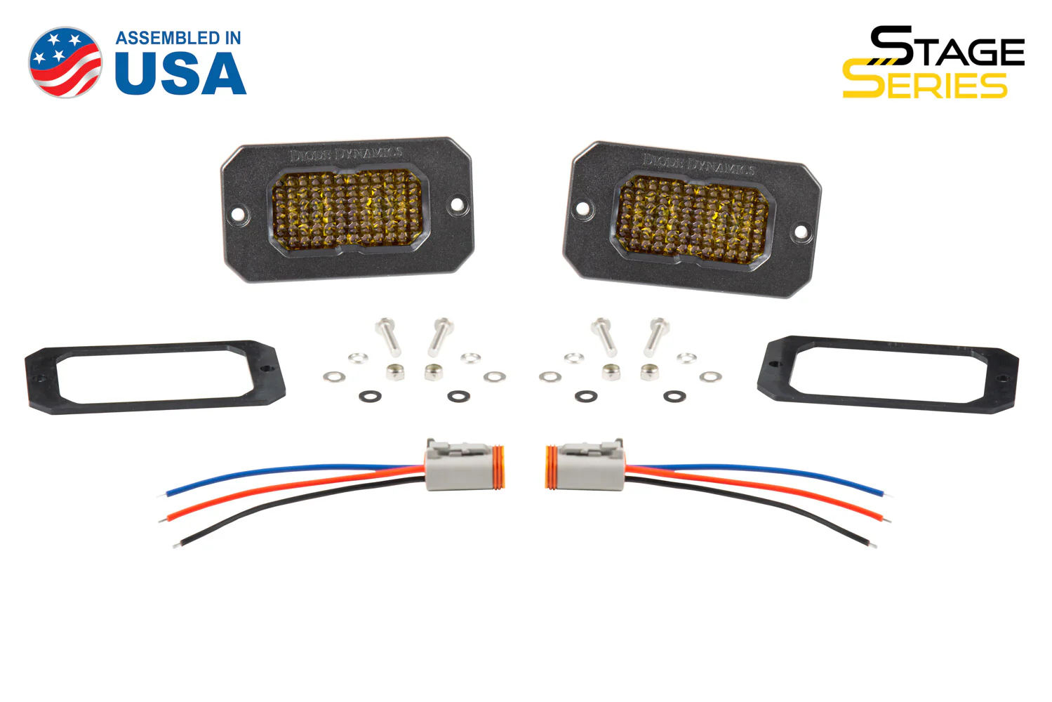 SSC2 2" Pod  - Sport - Flush Mount - Yellow - Image 5